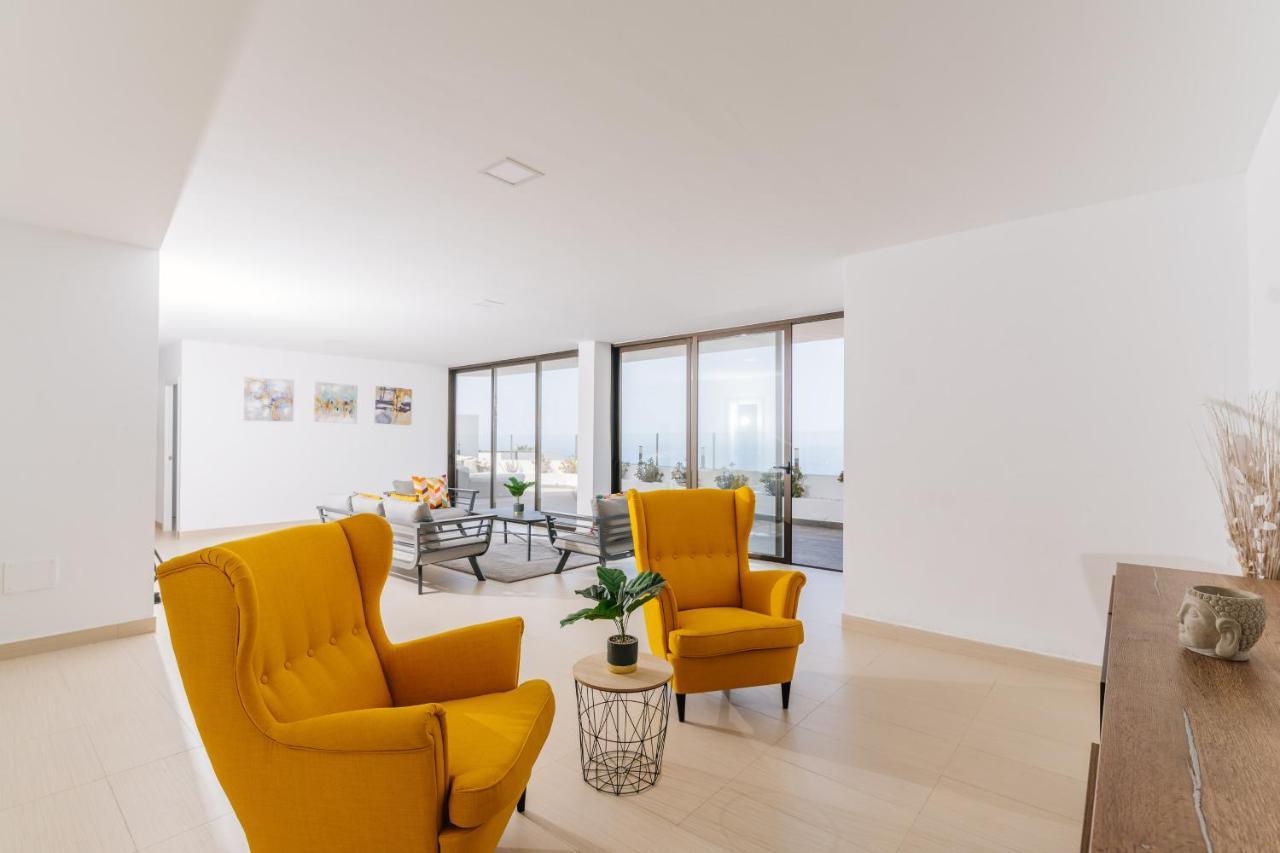 Sunset White Villa - Ocean View, Jakuzzi, Heated Pool, Air-Conditioning, Grill Πλάγια ντε λας Αμέρικας Εξωτερικό φωτογραφία
