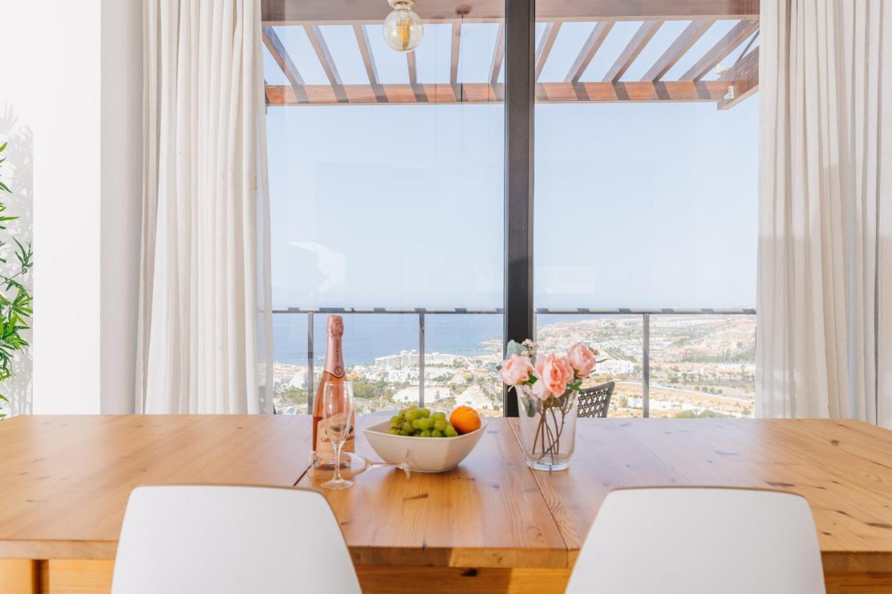 Sunset White Villa - Ocean View, Jakuzzi, Heated Pool, Air-Conditioning, Grill Πλάγια ντε λας Αμέρικας Εξωτερικό φωτογραφία