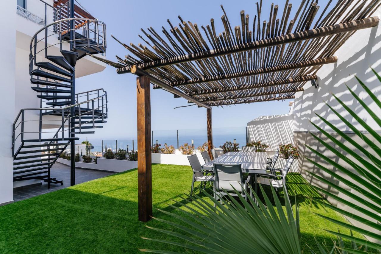 Sunset White Villa - Ocean View, Jakuzzi, Heated Pool, Air-Conditioning, Grill Πλάγια ντε λας Αμέρικας Εξωτερικό φωτογραφία