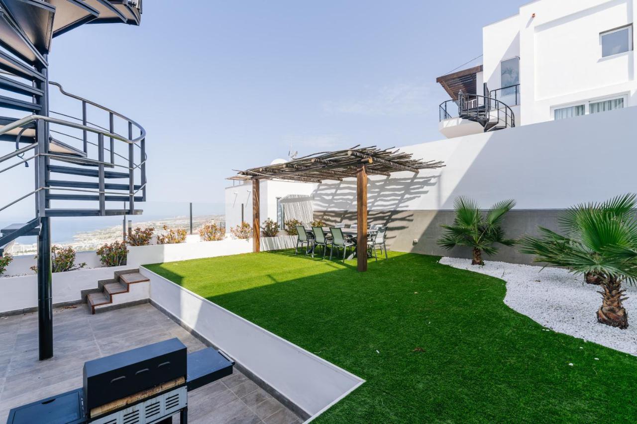 Sunset White Villa - Ocean View, Jakuzzi, Heated Pool, Air-Conditioning, Grill Πλάγια ντε λας Αμέρικας Εξωτερικό φωτογραφία