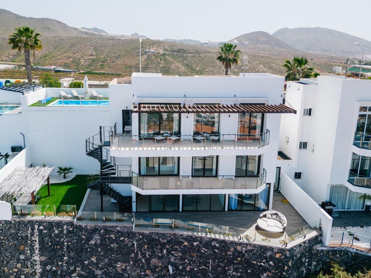 Sunset White Villa - Ocean View, Jakuzzi, Heated Pool, Air-Conditioning, Grill Πλάγια ντε λας Αμέρικας Εξωτερικό φωτογραφία